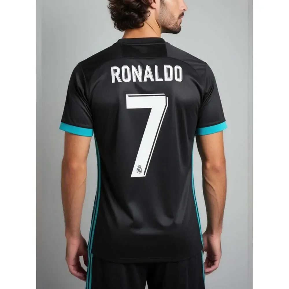 NWT Madrid 2017/2018 Away   ADIDAS  # 7 Ronaldo Football Soccer Jersey Small